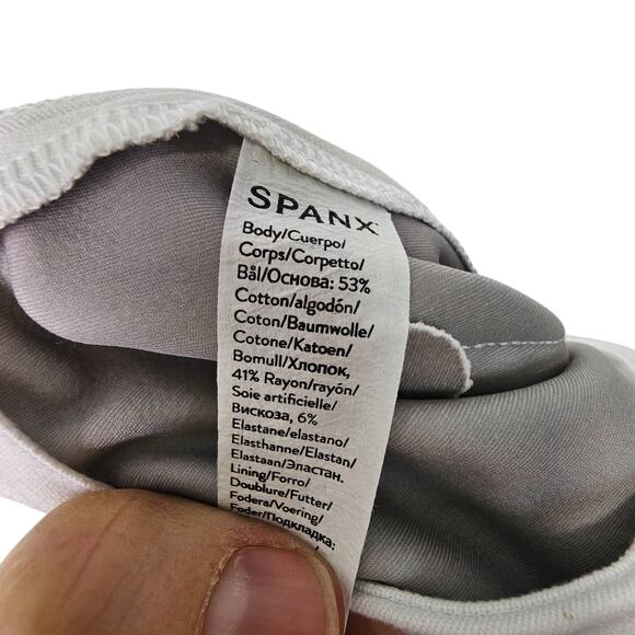 Spanx Pants Trousers Women S White Pull On Pants Women Tapered Pants Stretch - Picture 8 of 8